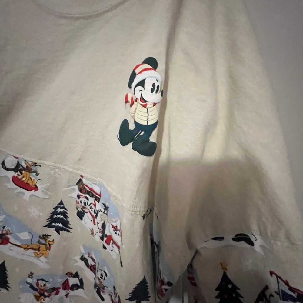 Cream Disney Sweatshirt with Mickey Mouse